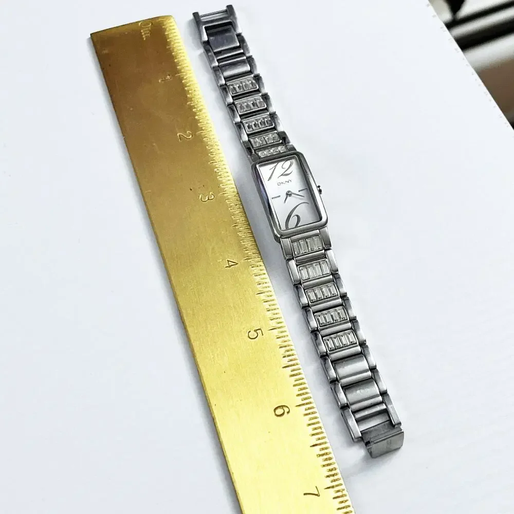 Dkny silver baguette